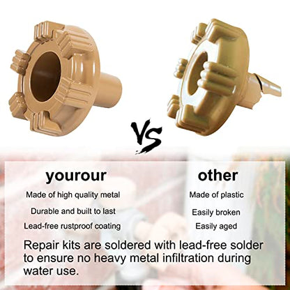 RK-14MH Repair Kit Metal Handle,Outside Faucet,Compatible with Woodford Model 14,Model 18 - size: Rk-14mh