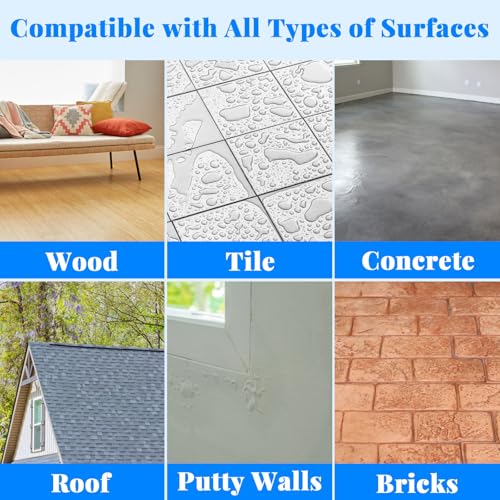 Invisible Waterproof Agent, 17.63oz Transparent Polyurethane Waterproof Coating Anti-Leakage Repairing Adhesive for Roof Walls Bathroom Kitchen Indoor Outdoor - color: Transparent-17.63oz