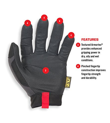 Mechanix Wear: Specialty Grip Work Gloves (XX-Large, Black/Grey) - size: XX-Large