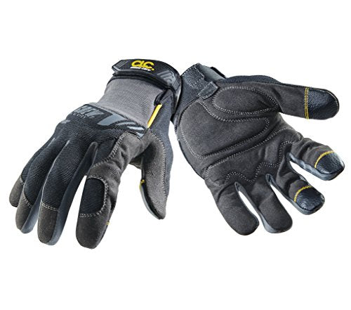 Custom Leathercraft205B Engine Crew Mechanic's Glove, Black, Large - size: Large