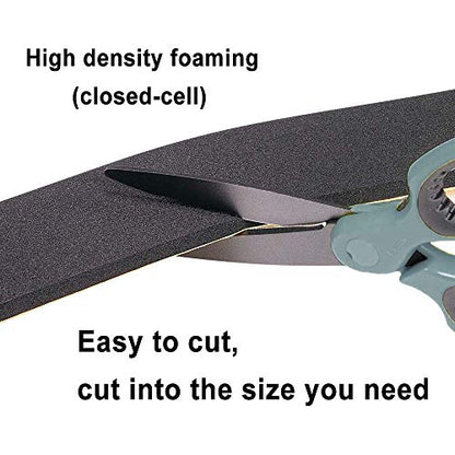 Weather Stripping Seal -1" W x 3/8" T- Foam Seal Tape High Density Foam Strip Self Adhesive Weatherstrip Insulation Foam Rubber Seal Strip - size: 1in x 3/8in - 16ft