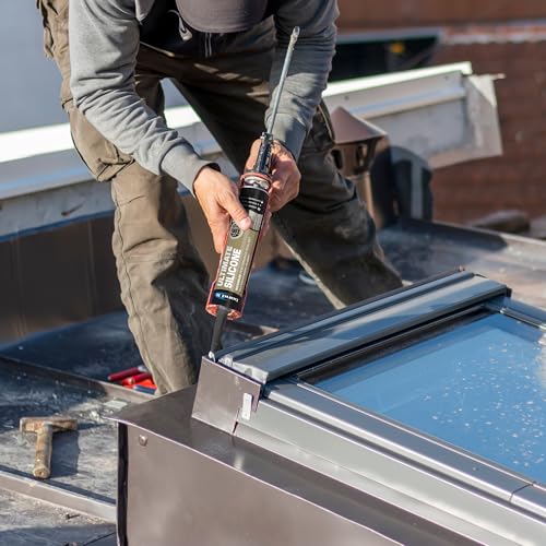 Bond It Ultimate Silicone, Maximum Performance Sealant, 100% Waterproof Neutral Cure Silicone, High Temperature 428°F, Indoor/Outdoor Flexible Durable Seal, 500% Elongation, 10 oz, Clear - color: Clear