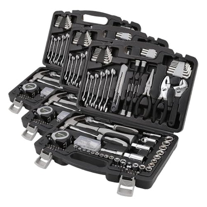 AmazonBasics 131-Piece General Household Hand Tool Set (Pack of 3) - size: 131-Piece (Pack of 3)