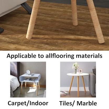 Rubber pad Circular Table Foot Cover Chair Foot Cover Silent Furniture Table and Chair Anti Slip Cover 28mm（1-1/8inch） - size: 28mm-8pack