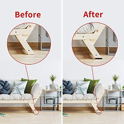 Yelanon Non Slip Furniture Pads -18pcs 3" Grippers Hardwood Floors, Non Skid for Furniture Legs,Self Adhesive Rubber Furniture Feet, Anti Slide Furniture Floors Protectors for Keep Couch Stoppers - size: 18pcs 3" Square