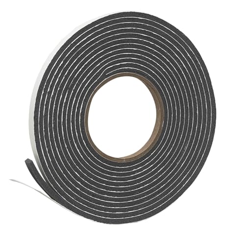 Frost King Vinyl Foam Tape - Closed Cell - Moderate Compression, 1/4" W, 1/8" Thick, 17' L, Grey - V442H - size: 1