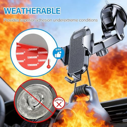 Heavy Duty Double Sided Tape, Heat-Resistant Heavy Duty Mounting Tape Kit, Strong Sticky Pads for GPS/DashCamera Suction Cup Mount (Square-2in-36pcs)
