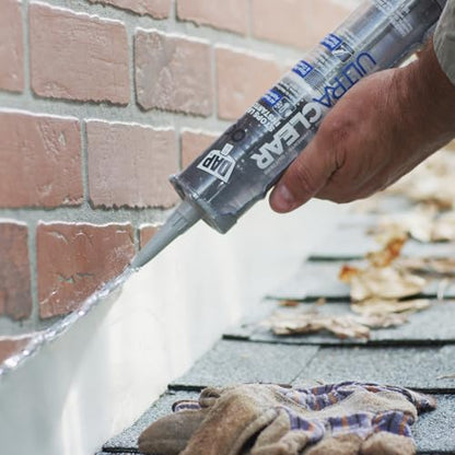 DAP Ultra Clear Roof Waterproof Rubberized Sealant, Crystal Clear, 10.1 Oz (7079818395)