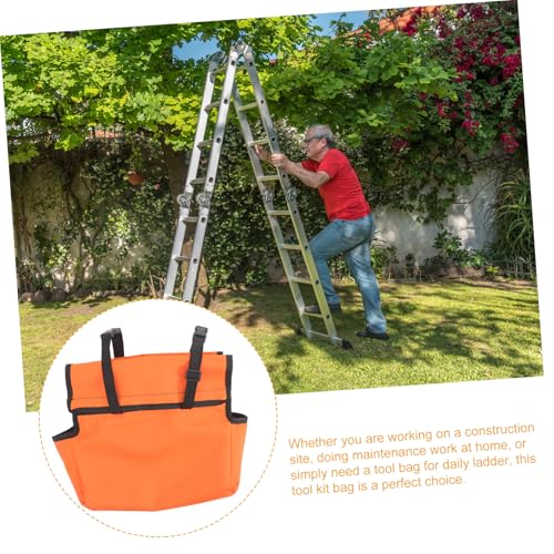 OSALADI Portable Utility Tools Bag Lightweight Ladder Tool Storage Pouch Cloth Pouch Telescoping Ladders