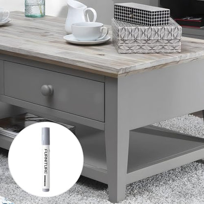 Includes Wood Filler Pens, Furniture Markers Touch Up Set, Black White Gray, Precision Angled Tip, Perfect For Furniture Enhancement And Wood Repairs