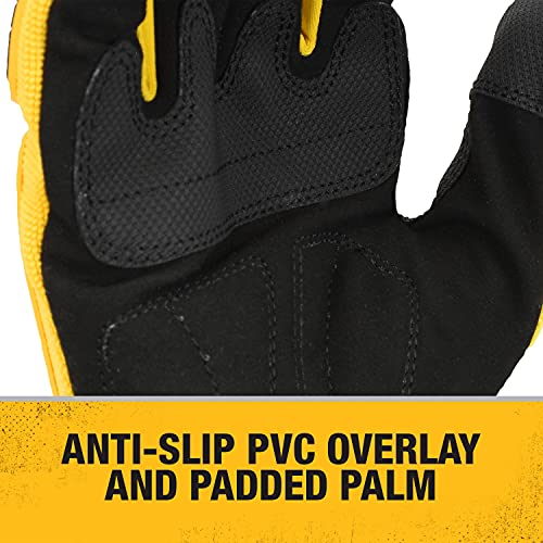 DEWALT DPG781 Performance Mechanic Work Glove with TPR Impact Protection and Anti-Slip Grip - X-Large (1 Pair) - size: X-large (Pack of 1)