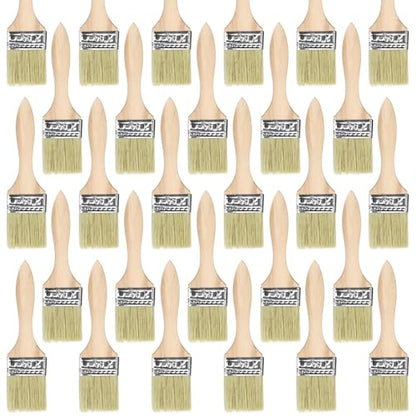 48 Pack 2 Inch Paint Brushes, All-Purpose Chip Brush Set for Painting, Stains, Varnishes, Epoxy, Glue, Crafts, Walls & Wood Furniture