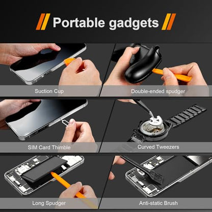 JOREST 40Pcs Small Precision Screwdriver Set (S2 Steel), Magnetic Screwdriver Set with Torx T5 T6 T8, Mini Repair Tool Kit for Macbook, Computer, Laptop, iPhone, PS4 PS5, Xbox, Switch, Glasses, Watch - style: 40 in 1 S2