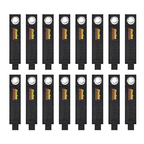 Heavy Duty Storage Straps, Cord Wrap Keeper for Cords, Hoses, Rope, RV, Boat, Garage Organization (NO3-16pcs) - size: NO3-16pcs