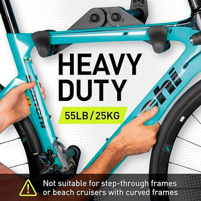 Vibrelli Bike Wall Mount - Horizontal Storage Rack for Hanging Bicycles in Garage - Adjustable Bike Hanger, Holder - Wall Bike Rack Hooks for Bicycle - size: 1 PACK