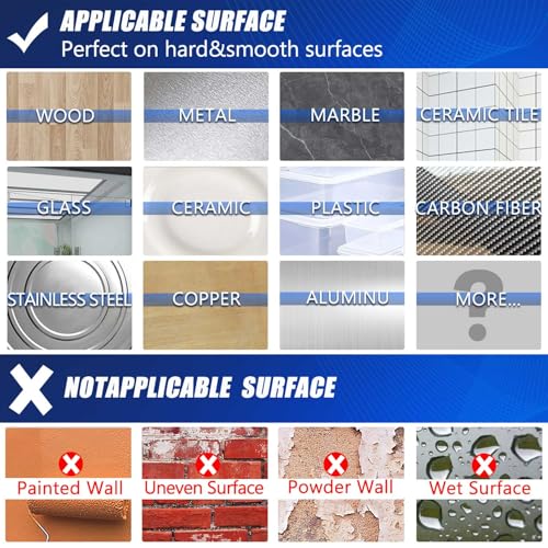 ZMUAXUAN Strong Nano Double Sided Tape Heavy Duty Mounting,Clear Removable Wall Sticky Adhesive Strips,Reusable Thick Gel Grip for Hanging Picture,Poster,Carpet,Photo