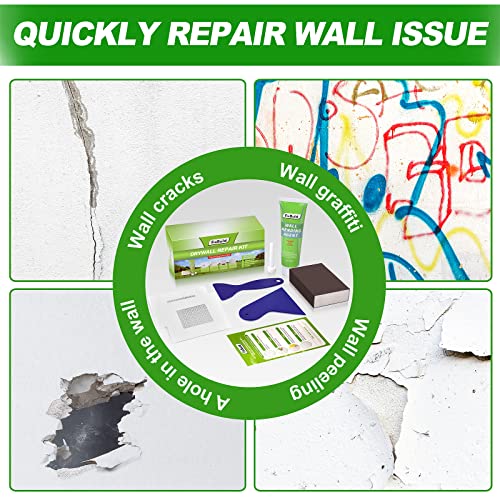 Drywall Repair Kit, 1 Spackle Wall Repair Patch Kit, Wall Mending Agent, Quick Fix for Broken Walls