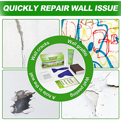 Drywall Repair Kit, 1 Spackle Wall Repair Patch Kit, Wall Mending Agent, Quick Fix for Broken Walls