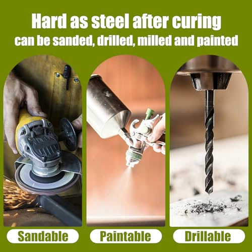 Metal Glue, 2 Part High Strength Liquid Welding Glue, Heat Resistant Repair, Metal Epoxy Weld, Heavy Duty for Welding Aluminum, Metals, Stainless Steel, Plastics, Wood - size: Metal Glue 3PCS