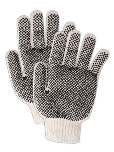 MAGID KnitMaster T93CPR Cotton Glove, 8.5" Length, Women's (12 Pair) - size: 8/M