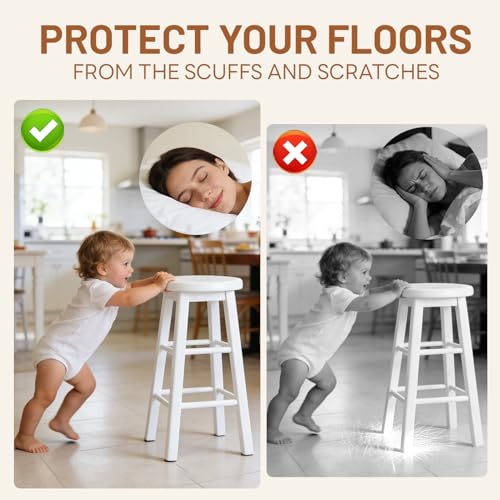 48 PCS Felt Furniture Pads, 1-inch Square Beige Chair Felt Pads, Felt Pads for Furniture Feet to Protect The Floor from Scratches,Reduce Noise (Beige) - size: Square 48PCS-Beige