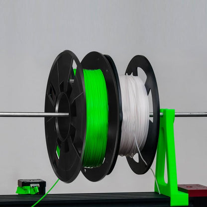 TEHAUX 2pcs Cord Storage Reel Lightweight Plastic Cable Extension Cord Reels for 3D Printer Filament Home School Studio Organization