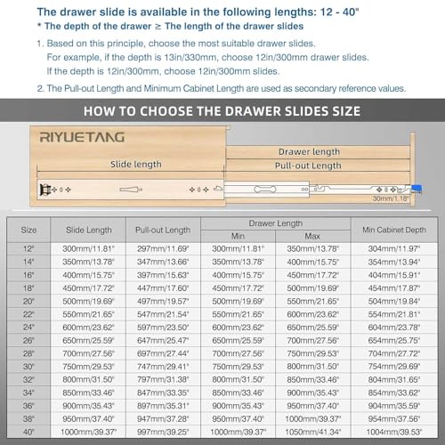 Heavy Duty Drawer Slide with Lock 20 Inch,Full Extension Ball Bearing Runners Locking & Lock-Out, Up to 250lb Load Capacity,1 Pair - size: 20 Inch, style: With lock(W:53mm)