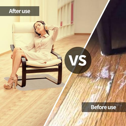 2Pcs Recliner Pads for Hardwood Floors Non Skid Furniture Gripper Pad Floor Rubber Mat Anti Slide Furniture Pad Hardwood Floor Protector Swivel Chairs Recliner Mats Non Slip Recliner Grippers(Camel) - size: Sq-Camel-2Pcs-30"x30"