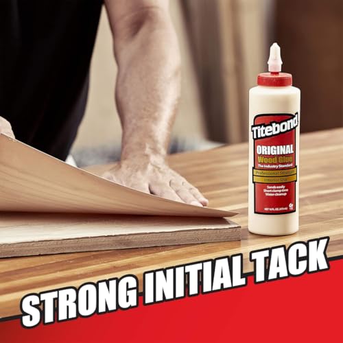 Titebond Original Wood Glue 5062, Industry Standard for Woodworking, Furniture Repair/Assembly, Construction, Home Repair or Modeling, 4 oz - size: 4 Ounce (Pack of 1)