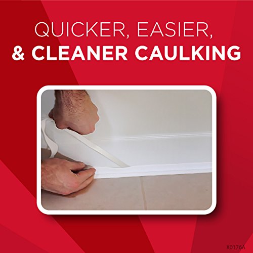 Magic Tub & Wall Peel and Caulk Strip - Create a Tight Seal Between The Bathtub and Wall to Keep Moisture Out - 1-5/8 Inch by 11 Feet - White (Pack of 6) - size: 1 Count (Pack of 6)