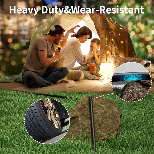 2 Way Power Extension Cord Splitter 50 Ft Total (38+6+6)-3 Prong 1 to 2 Extension Cord Cable Y Splitter-Outlet Adatper-SJTW Outdoor for Halloween Christmas Lighting Landscaping-16AWG 13A 125V-UL-1T2 - size: 50 FT