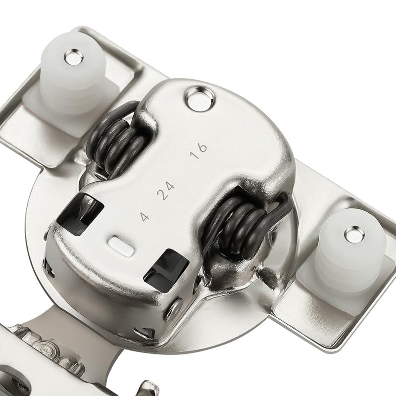 Ravinte 2 Pack 1 Pair 3/8 inch Overlay Soft Close Kitchen Cabinet Hinges Stainless Steel Adjustable Kitchen Hinges Satin Nickel Cabinet Hardware - size: 3/8 inch Overlay