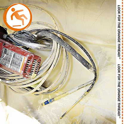 Trimaco Eliminator Butyl Drop Cloth, 4-feet x 15-feet (Pack of 2) - size: 60 Sq Ft (Pack of 2)