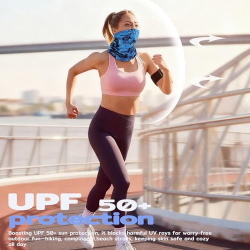 Ezovino Neck Gaiter Face Mask,Sun Cooling Scarf,Balaclava Bandana Cover for Men Women - color: Multicoloured 05