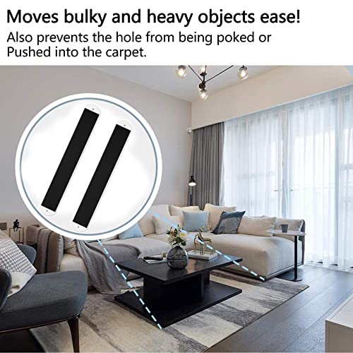 2 Set Large Furniture Sliders with Pull Strap,Appliance Moving Sliders,Heavy Duty Furniture Movers Sliders,Furniture Pull Sliders for Carpet and Hardwood Floors 2.5 feet - size: 2.5ft
