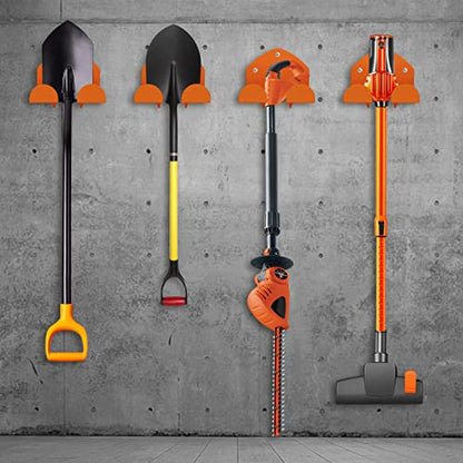 FLEXI RODS Garage Storage Garage Organizer Trimmer Rack Garden Power Tool Hanger for Grass Trimmer, Hedge Trimmer, Garages Wall, Garag Trimmer, Garden Tools, 3 Pack - size: Garage Organizer - 3 Brackets