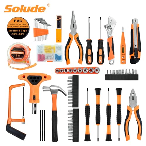 Tool Set,182-Piece Home Repair Tool Kit for Men Women College Students,Household Basic Hand Tool Sets with Case for Home Maintenance,Dorm Essentials and DIY Projects - size: 182 pcs