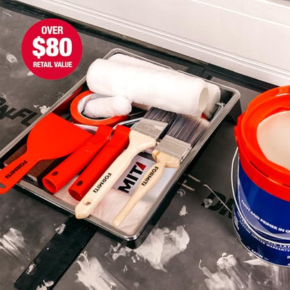 Formit Paint Roller Kit - Complete Painting Prep Set, Includes Paint Rollers and Tray, Paint Brushes, and Wall Repair Kit - Paint Brush Kit for House Painting (22-Piece Set)