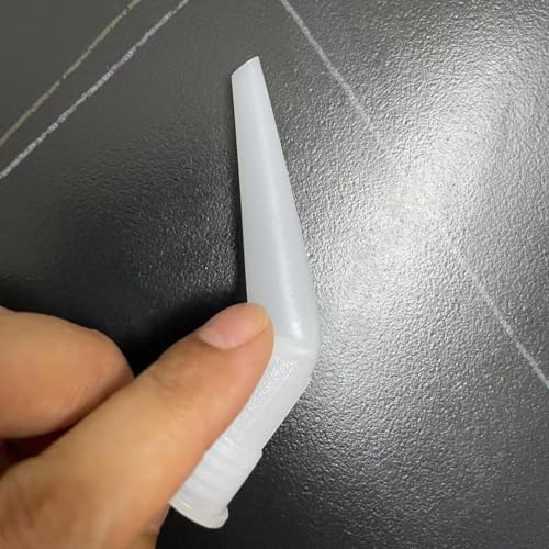 10 Pack Sausage Caulk Gun Angle Nozzle Replacement Curved Caulking Nozzles Tips for Manual Sausage Caulking Gun 10 oz Cartridge Sealants Adhesive Waterproof Caulk & Seal Silicone Sealant