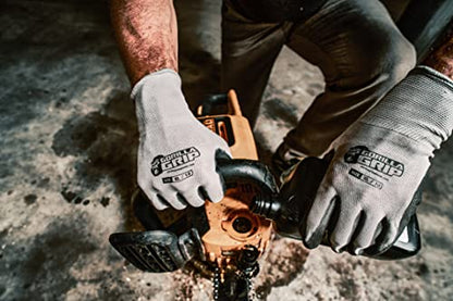 Gorilla Grip Work Gloves, Never Slip Maximum Grip All-Purpose, Gloves for Men, Superior Grip, Polymer Palm - size: Small, style: 5 Pairs