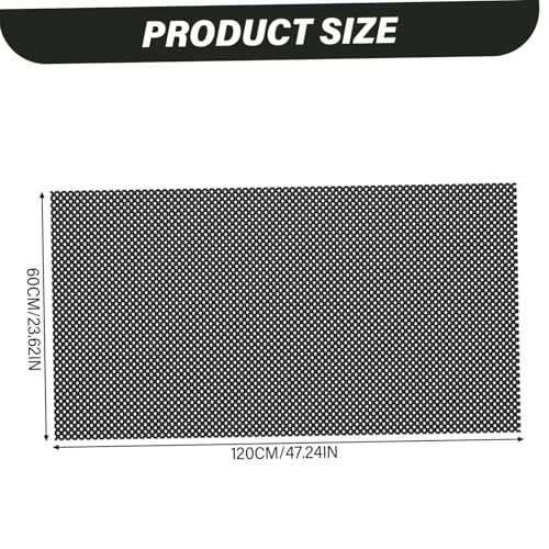 24×48 Inch Black Non-Slip Workbench Mat, Anti-Slip Pad & Drawer Shelf Liner for Toolbox, Cabinet, Router Table, Sander Station & Garage Workbench