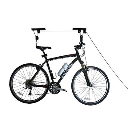 Bike Hanger - Overhead Hoist Pulley System with 100lb Capacity for Bicycles or Ladders - Secure Garage Ceiling Storage by Rad Sportz - size: 1-Pack
