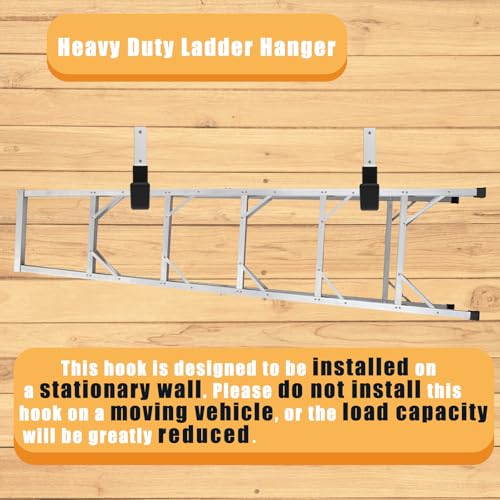 Heavy Duty Garage Utility Hooks - Wall Mount Multi-Use Storage Hooks for Hose, Bike, Chainsaw, Leaf Blower, Ladder Hanger (2 Small) - size: 2 Small