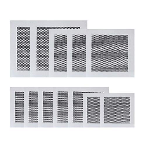 12 Pack 2/4/6/8 Inch Drywall Repair Patch, Aluminum Wall Repair Patch Kit Self Adhesive Fiber Mesh Over Galvanized Plate,Screen Patch Repair for Drywall Plasterboard (2/4/6/8 Inch) - color: 2+4+6+8inch