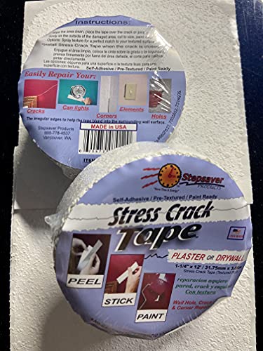 Stepsaver Products Self Adhesive Stress Crack Tape (1.25'' x 12' Textured Roll) Item 7012 - size: 12' x 1.25" Textured