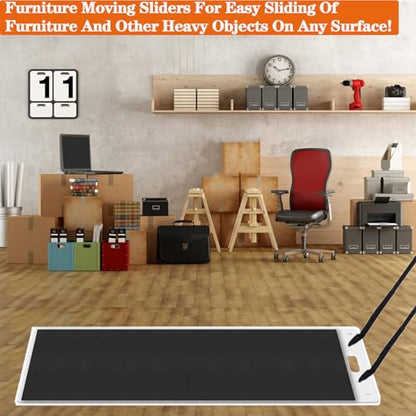 Appliance Slider with Pull Strap,Heavy Duty Moving Mat Furniture Sliders for Ultimate Floor Protection Appliance Moving Mat Glides Easily 49" X 30" - size: 49" X 30"