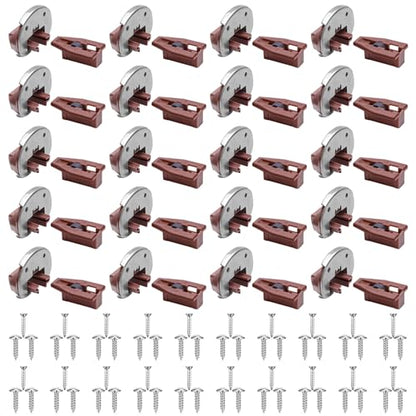Upgrade Drawer Slides for kenlin Rite-Trak II Replacement, 20 Sets of Improved 168 Track Guides with Metal Back, Universal Drawer Guide for Dresser, Nightstand Drawers from Most Furniturers - style: Upgraded Drawer Slides 20 Pack