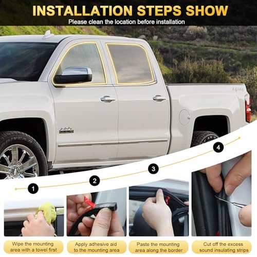 D Shape Door Rubber Seal – Weather Stripping for Truck Camper Doors, 1 Inch EPDM Self Adhesive Rubber Seal Strip for Fill Gaps, Heavy Duty RV Slide Out Exterior Use (13 ft) - size: 13 Feet