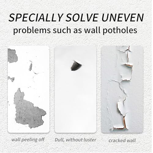 Drywall Patch Repair Kit, Spackle Wall Repair with Tool Drywall Tools -Triangular Scraper, Sandpaper, Pointed-tip Tube for Filling Holes Creak Damage, Wall Hole Filler for Walls Durable Easy, 8.81oz