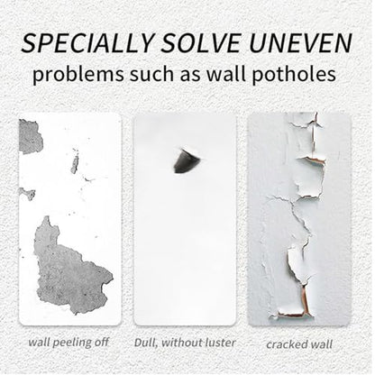 Drywall Patch Repair Kit, Spackle Wall Repair with Tool Drywall Tools -Triangular Scraper, Sandpaper, Pointed-tip Tube for Filling Holes Creak Damage, Wall Hole Filler for Walls Durable Easy, 8.81oz